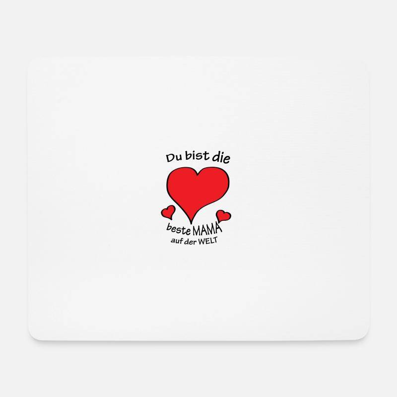 Beste Mama - Mousepad (Querformat) - Weiß