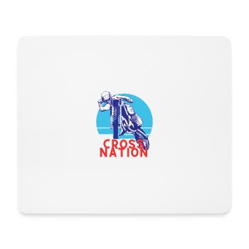 Cross Nation - Mouse Pad (horizontal) - white - Front