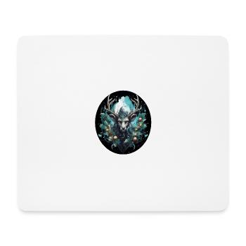 Rentiere des Weihnachtsmanns - Mousepad (Querformat) - Weiß - Vorne