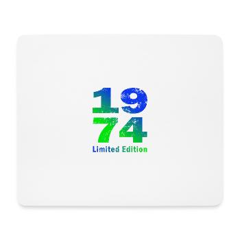 Birthday born in 1974 limited edition - Mouse Pad (horizontal) - white - Front