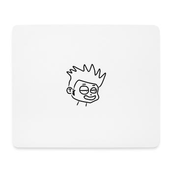 Enfant comique rieur - Tapis de souris (format paysage) - blanc - Devant