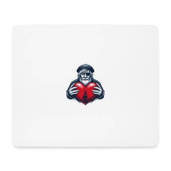 Heart of an old Breton Cape Horner - Mouse Pad (horizontal) - white - Front