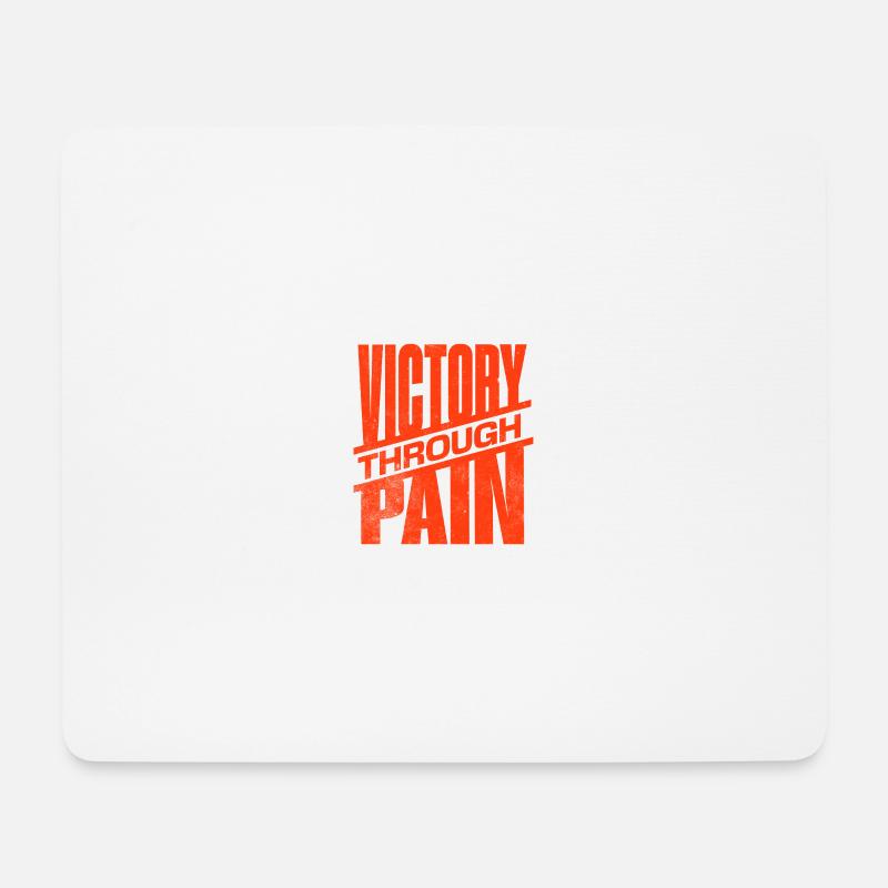 Victoire - Tapis de souris (format paysage) - blanc