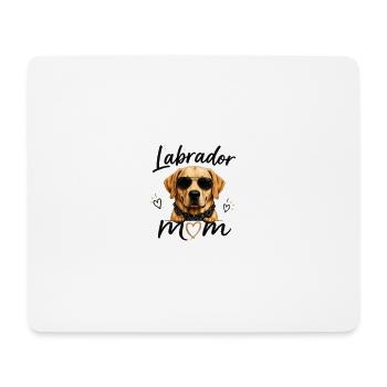Labrador Mom – Gift for Labrador Fans - Mouse Pad (horizontal) - white - Front