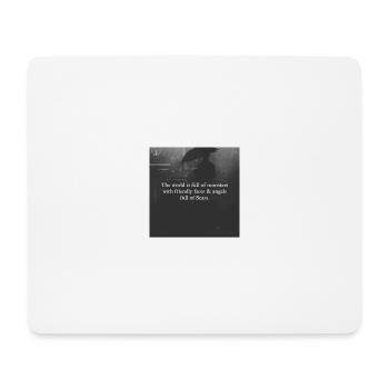 Monsters & Angels - Tapis de souris (format paysage) - blanc - Devant