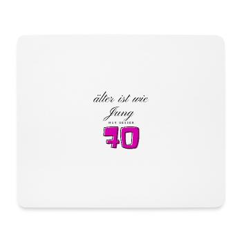 70th Birthday - Mouse Pad (horizontal) - white - Front