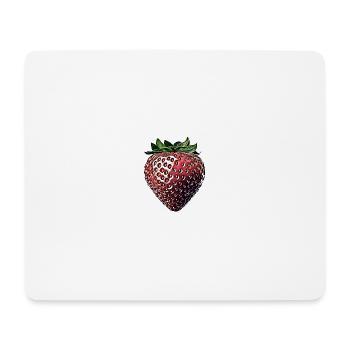 strawberry - Mouse Pad (horizontal) - white - Front