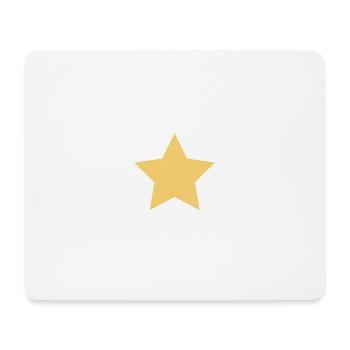 Pluto - star yellow - Mousepad (Querformat) - Weiß - Vorne