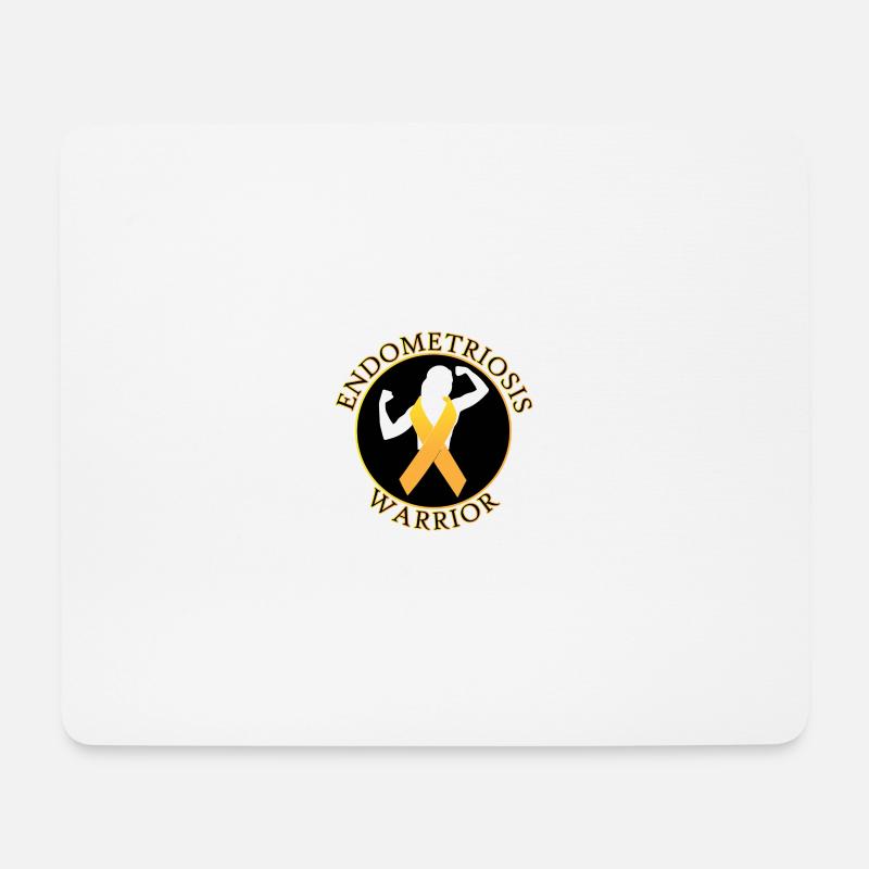 Endometriose-Krieger - Mousepad (Querformat) - Weiß