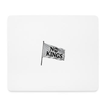 No Kings Flagge Peace-Symbol - Mousepad (Querformat) - Weiß - Vorne