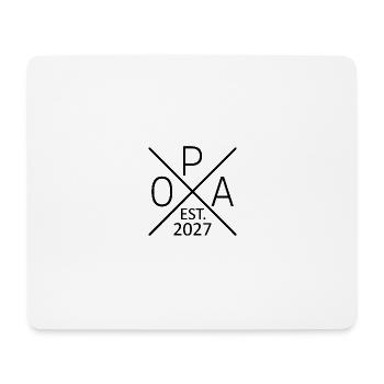 Opi 2027 Opa Seit 2027 Opa 2027 - Mousepad (Querformat) - Weiß - Vorne