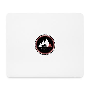 whyweride moto Voyage Voyage sport - Tapis de souris (format paysage) - blanc - Devant