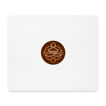 Handpan,Bouddha - Tapis de souris (format paysage) - blanc - Devant