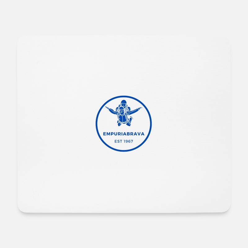 Empuriabrava EST 1967 Skydiving - Mousepad (Querformat) - Weiß