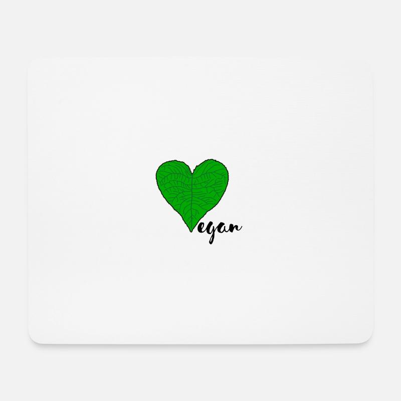 Vegan - Mouse Pad (horizontal) - white