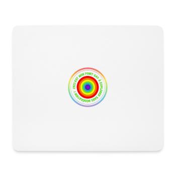 Point Gay message humour homosexuel gay - Tapis de souris (format paysage) - blanc - Devant