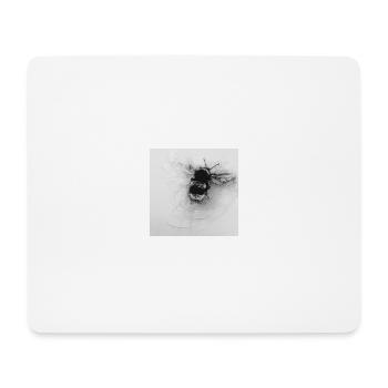 Fat hummer - Mouse Pad (horizontal) - white - Front