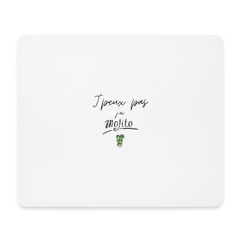 J'peux pas j'ai mojito - Tapis de souris (format paysage) - blanc - Devant