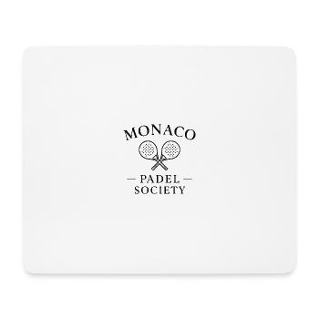 Logo de la Société de Padel de Monaco - Tapis de souris (format paysage) - blanc - Devant