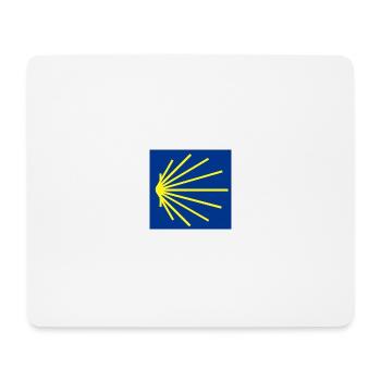 Jakobsweg - Mousepad (Querformat) - Weiß - Vorne