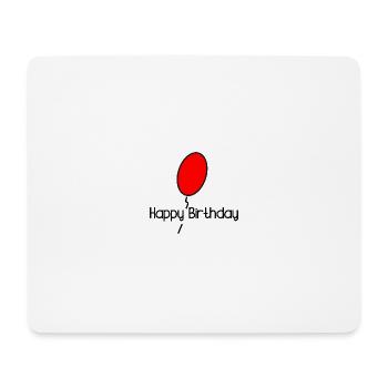 ALLES GUTE ZUM GEBURTSTAG. ALLES GUTE ZUM GEBURTSTAG. JAHRESTAG. - Mousepad (Querformat) - Weiß - Vorne