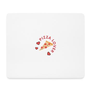 PIZZA LOVER - Mouse Pad (horizontal) - white - Front