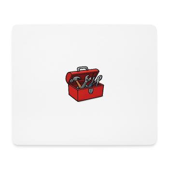 toolbox - Tapis de souris (format paysage) - blanc - Devant