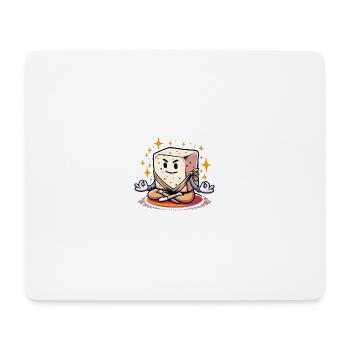 Maître Zen Tofu - Tapis de souris (format paysage) - blanc - Devant