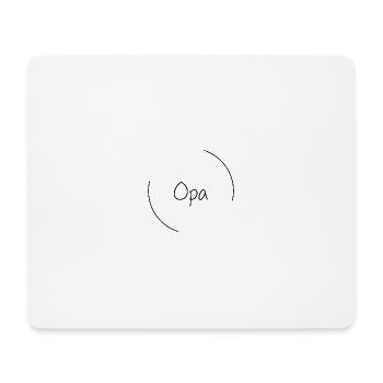 Grandfather - Mouse Pad (horizontal) - white - Front