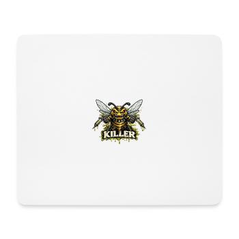Killer Hornisse Kampfschlacht - Mousepad (Querformat) - Weiß - Vorne