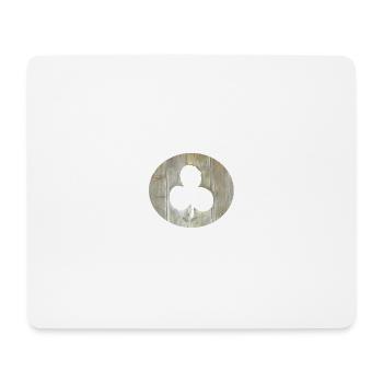 Kleeblatt - Mousepad (Querformat) - Weiß - Vorne