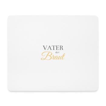 Vater der Braut - Mousepad (Querformat) - Weiß - Vorne