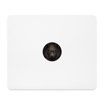 wolf - Mouse Pad (horizontal) - white - Front