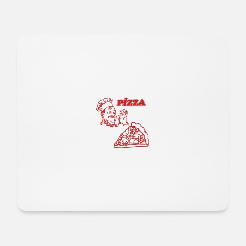 Pizza Kebab Döner - Mousepad (Querformat) - Weiß