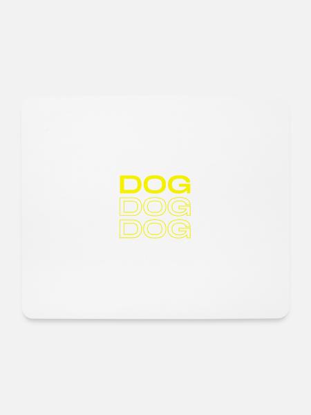3D - Mousepad (Querformat) - Weiß