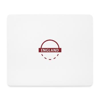 England Text Emblem Circular - Mouse Pad (horizontal) - white - Front