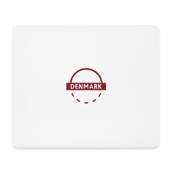 Dänemarks Emblem im Retro-Abzeichen - Mousepad (Querformat) - Weiß - Vorne