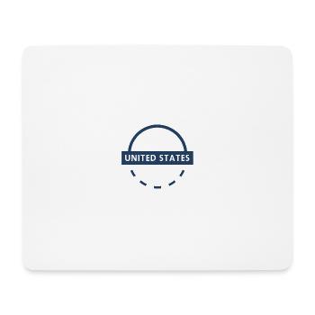 United States Arc Emblem - Mouse Pad (horizontal) - white - Front