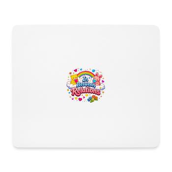 In Between Relations Cute Couple Theme - Mouse Pad (horizontal) - white - Front