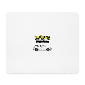 Examen réussi - Maintenant ça devient dangereux - Tapis de souris (format paysage) - blanc - Devant