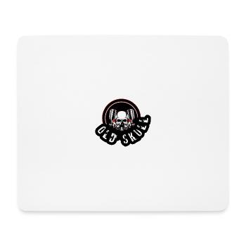 old skull - Tapis de souris (format paysage) - blanc - Devant