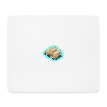 Buch - Mousepad (Querformat) - Weiß - Vorne