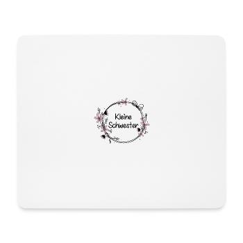 Kleine Schwester - Mousepad (Querformat) - Weiß - Vorne
