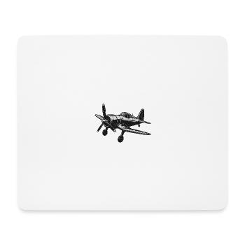Propellermaschine - Mousepad (Querformat) - Weiß - Vorne