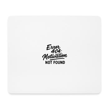 Justification Error 404 Design - Mouse Pad (horizontal) - white - Front