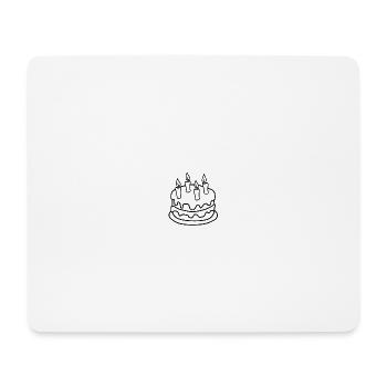 Pie - Mouse Pad (horizontal) - white - Front