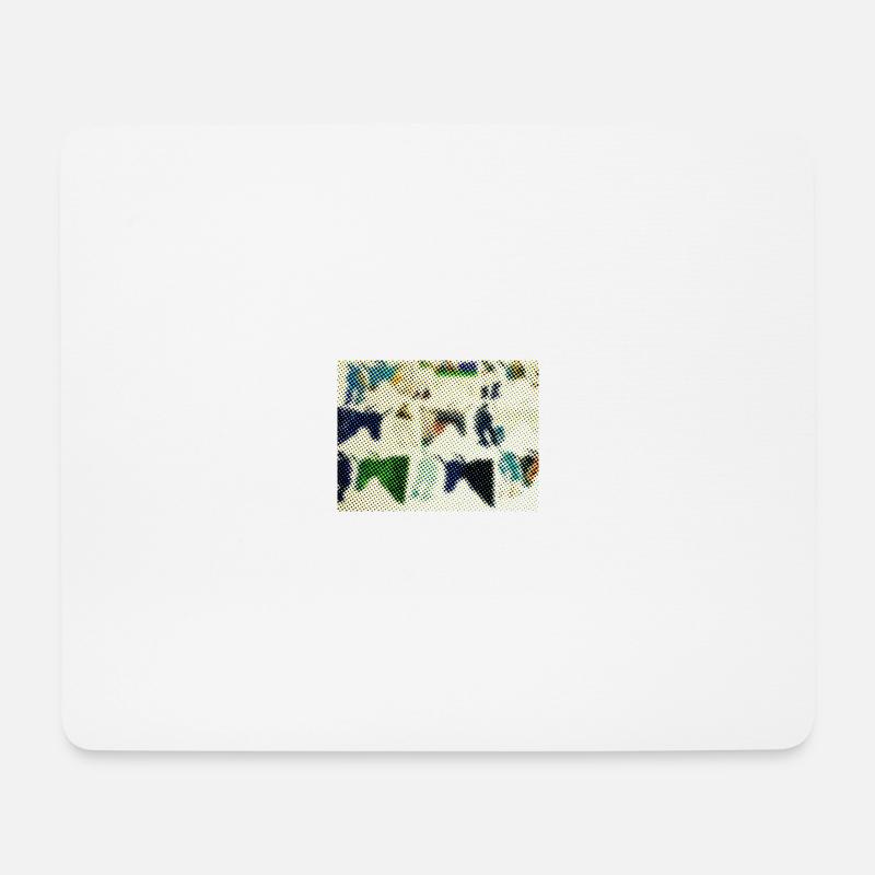 Yak Abstract - Mousepad (Querformat) - Weiß