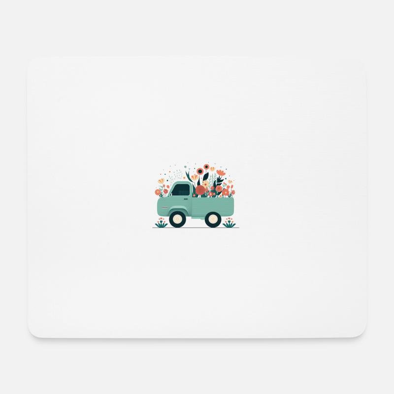 PickUp a flower 2 - Mousepad (Querformat) - Weiß