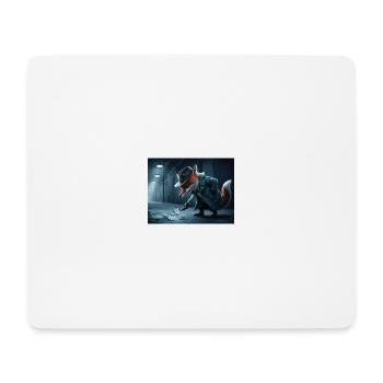 Detektiv Fuchs - Mousepad (Querformat) - Weiß - Vorne