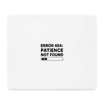 Erreur 404 : page non trouvée art de frappe - Tapis de souris (format paysage) - blanc - Devant
